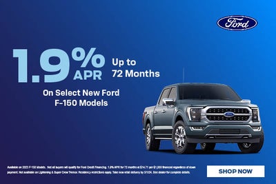 Get 1.9% APR For 72 Months
